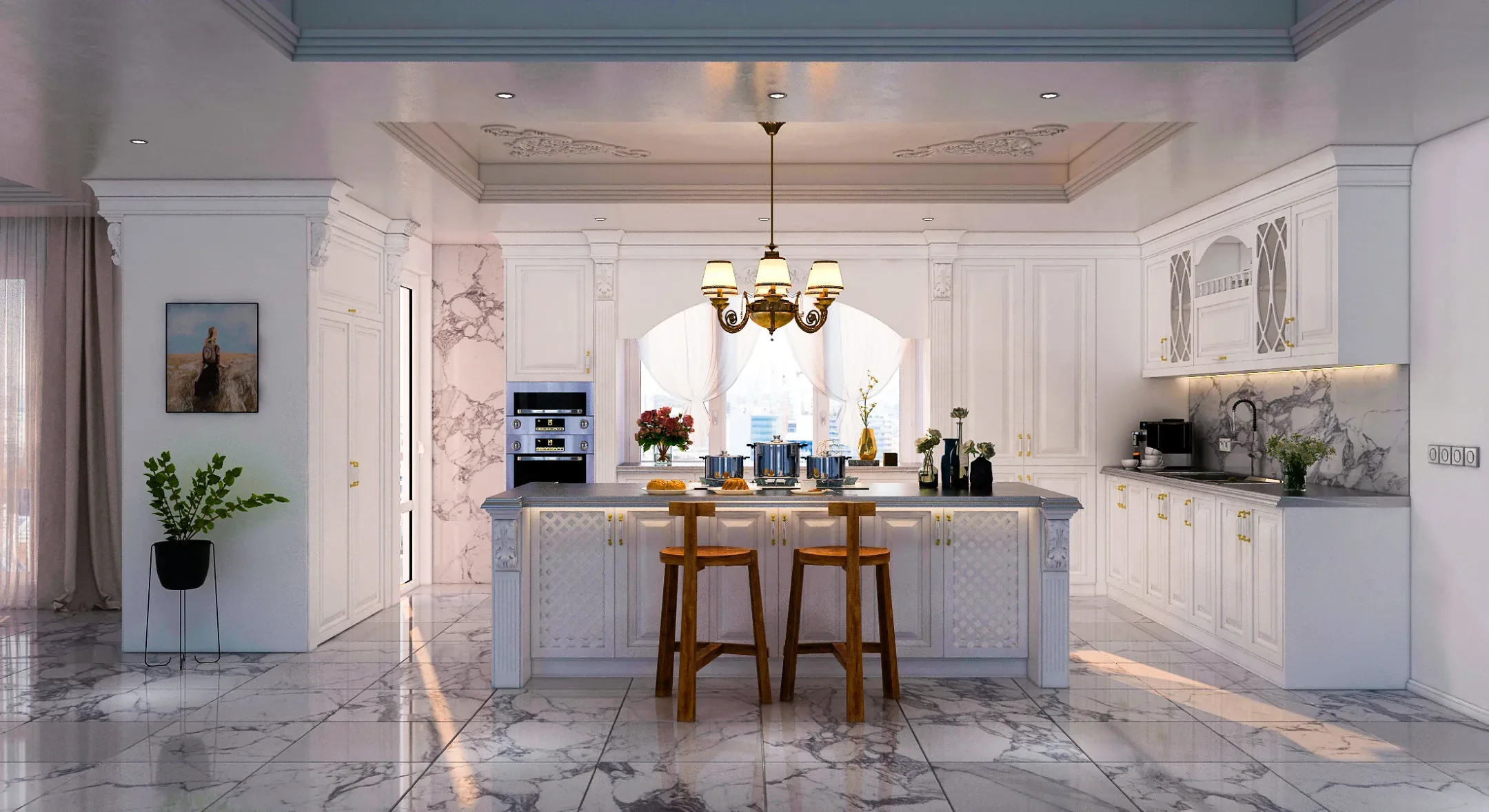 White Classic Kitchen