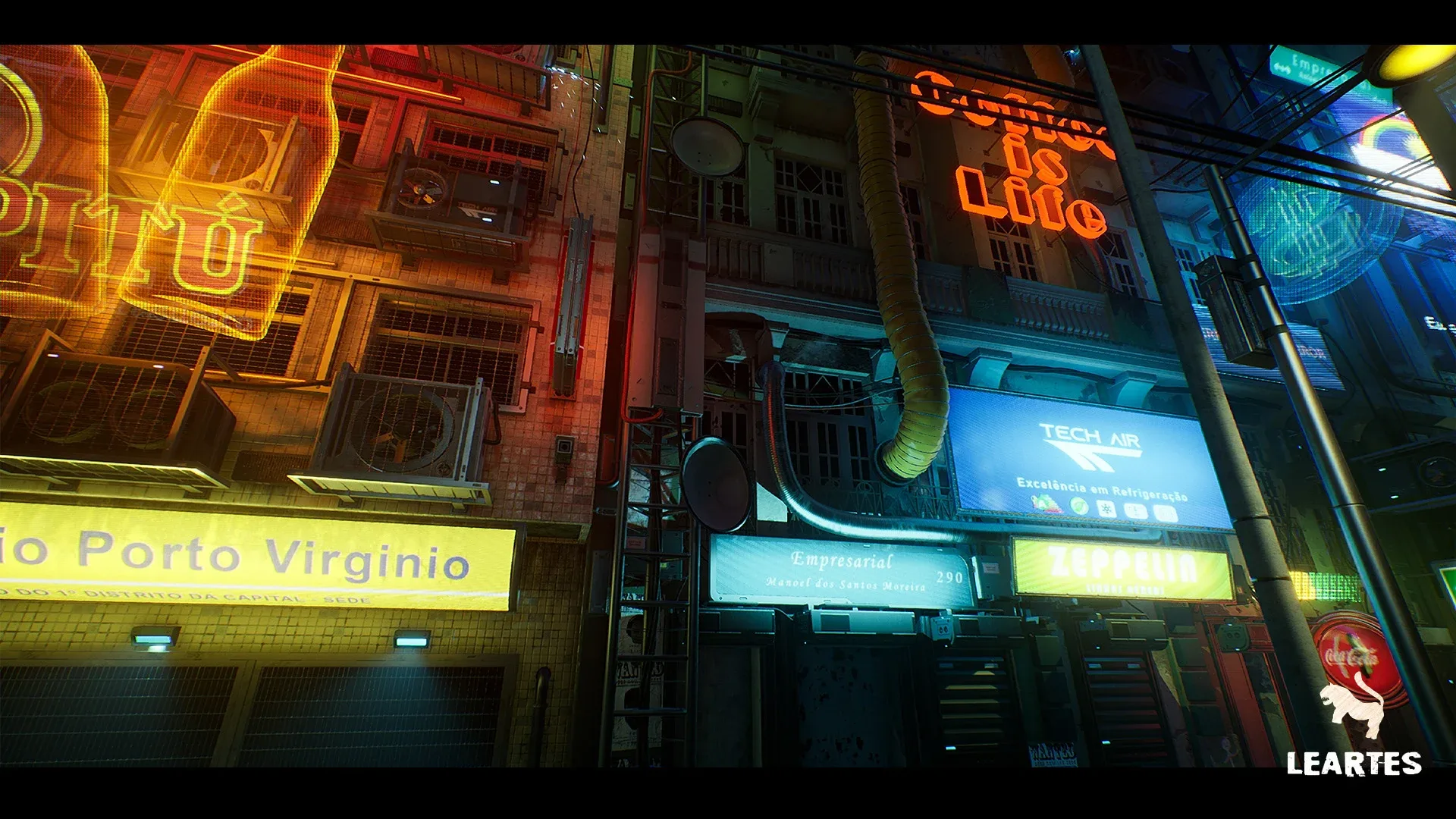 Cyberpunk City / Recife Environment