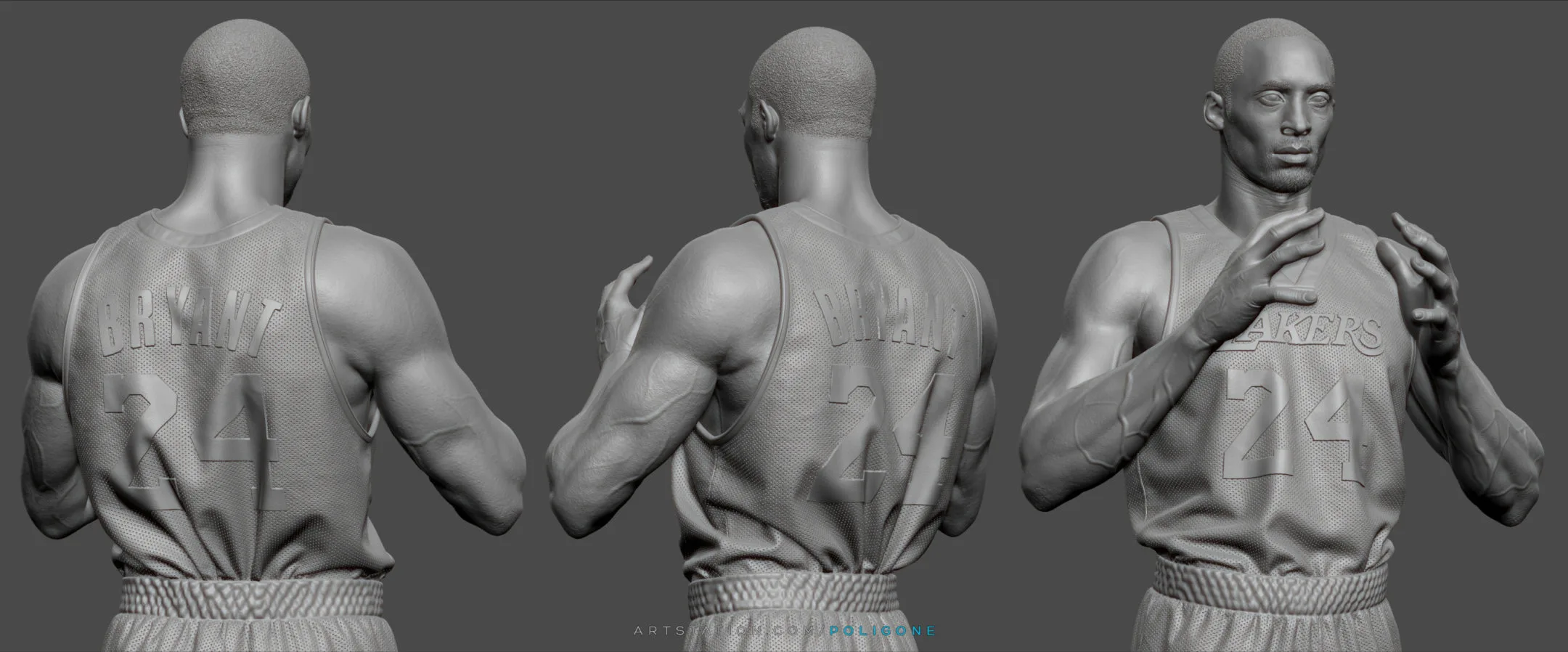 Kobe Bryant Statue - 3D Printable