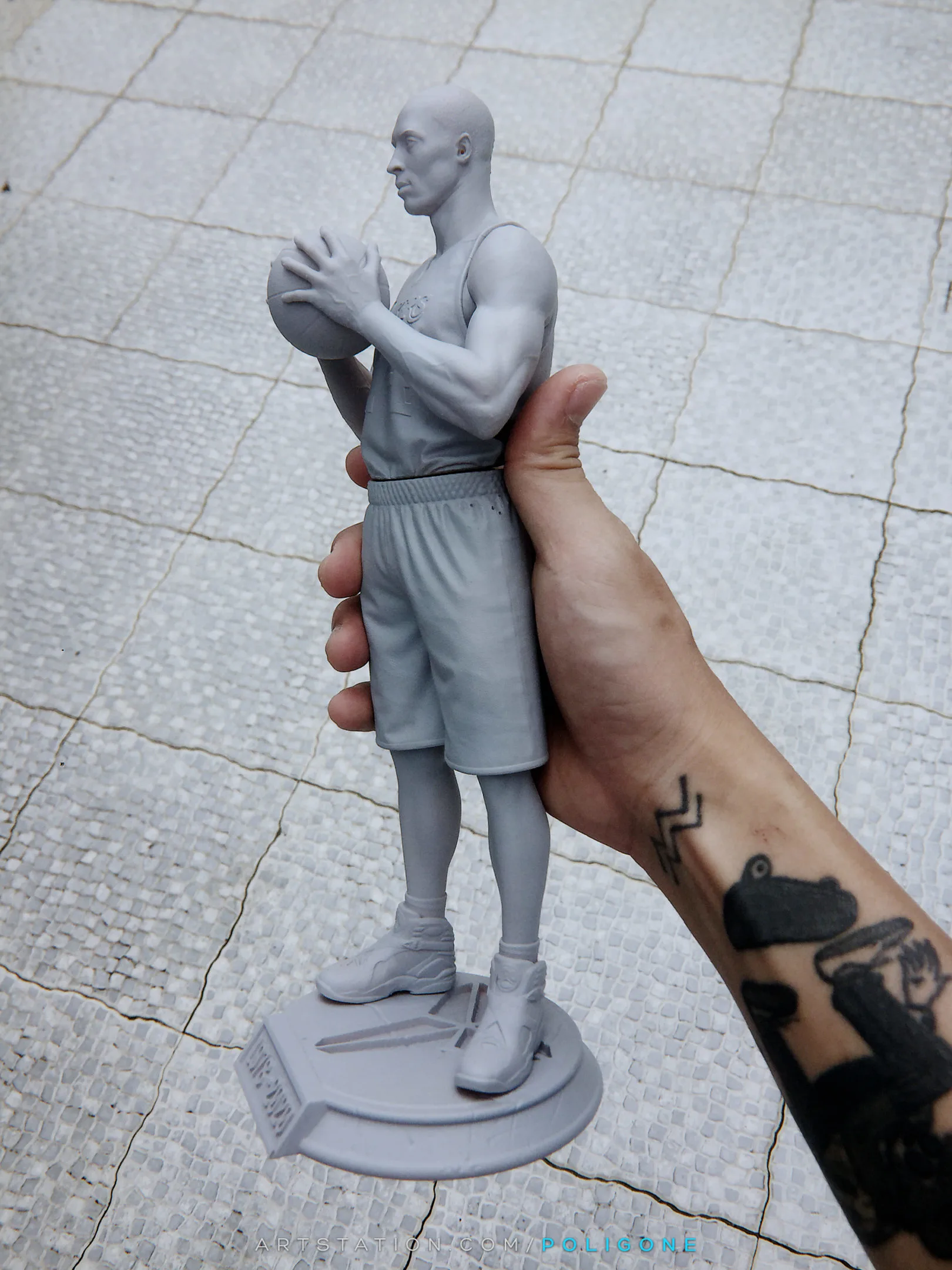 Kobe Bryant Statue - 3D Printable