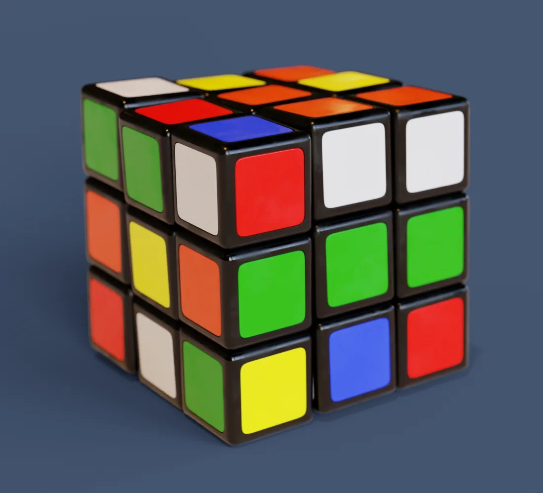 Photorealistic Rubik's Cube (Blender Tutorial)