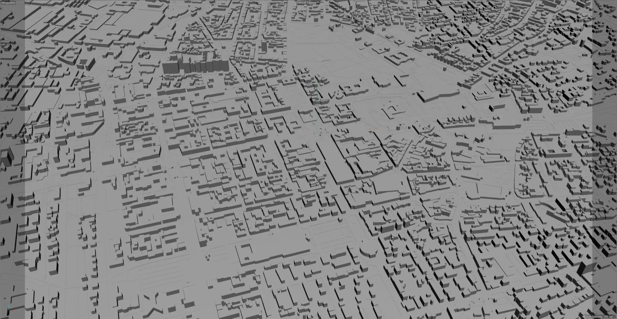 Darmstadt City Germany 3D Model 30km