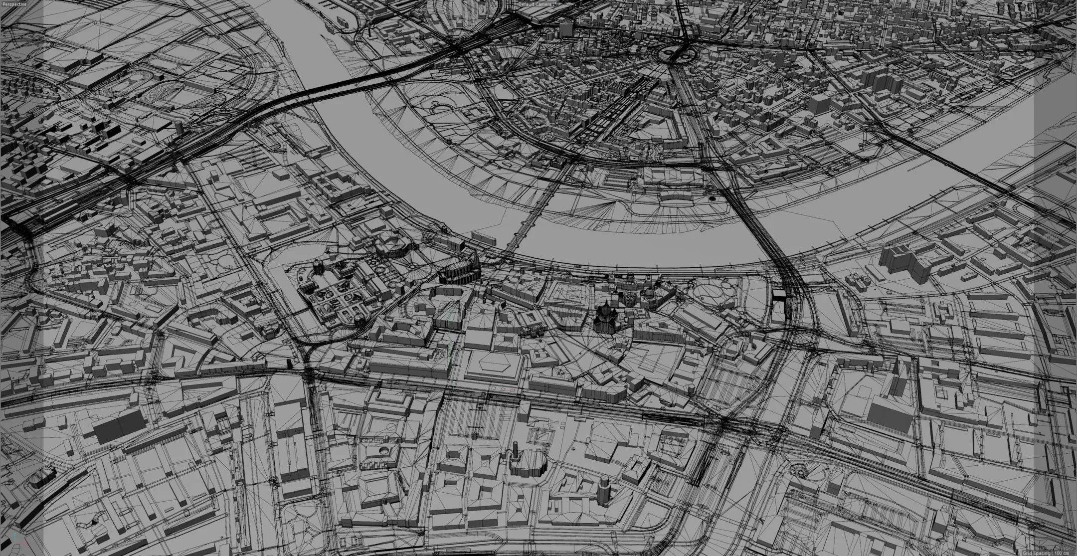 Dresden City Germany 3D Model 40Km