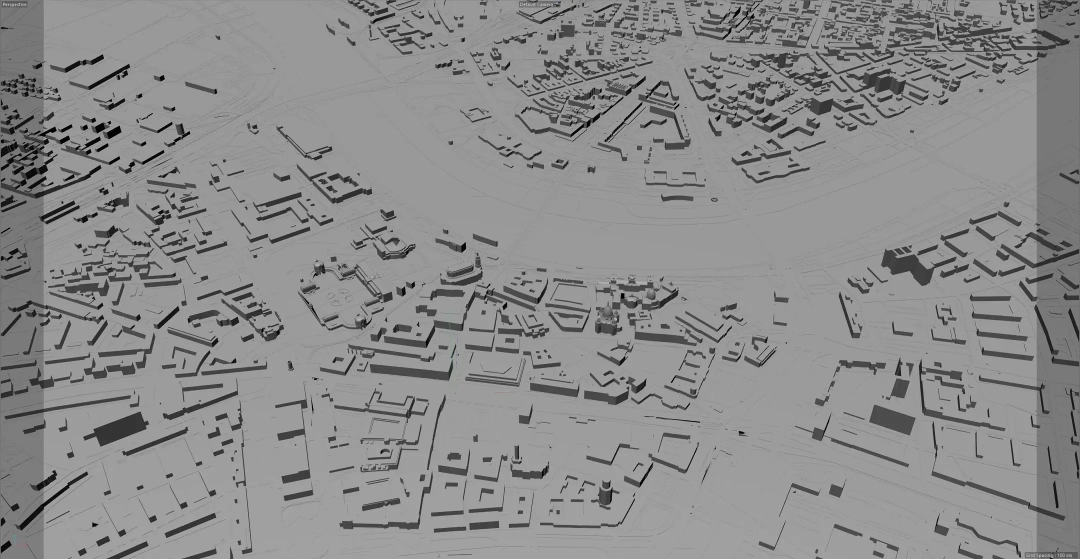 Dresden City Germany 3D Model 40Km