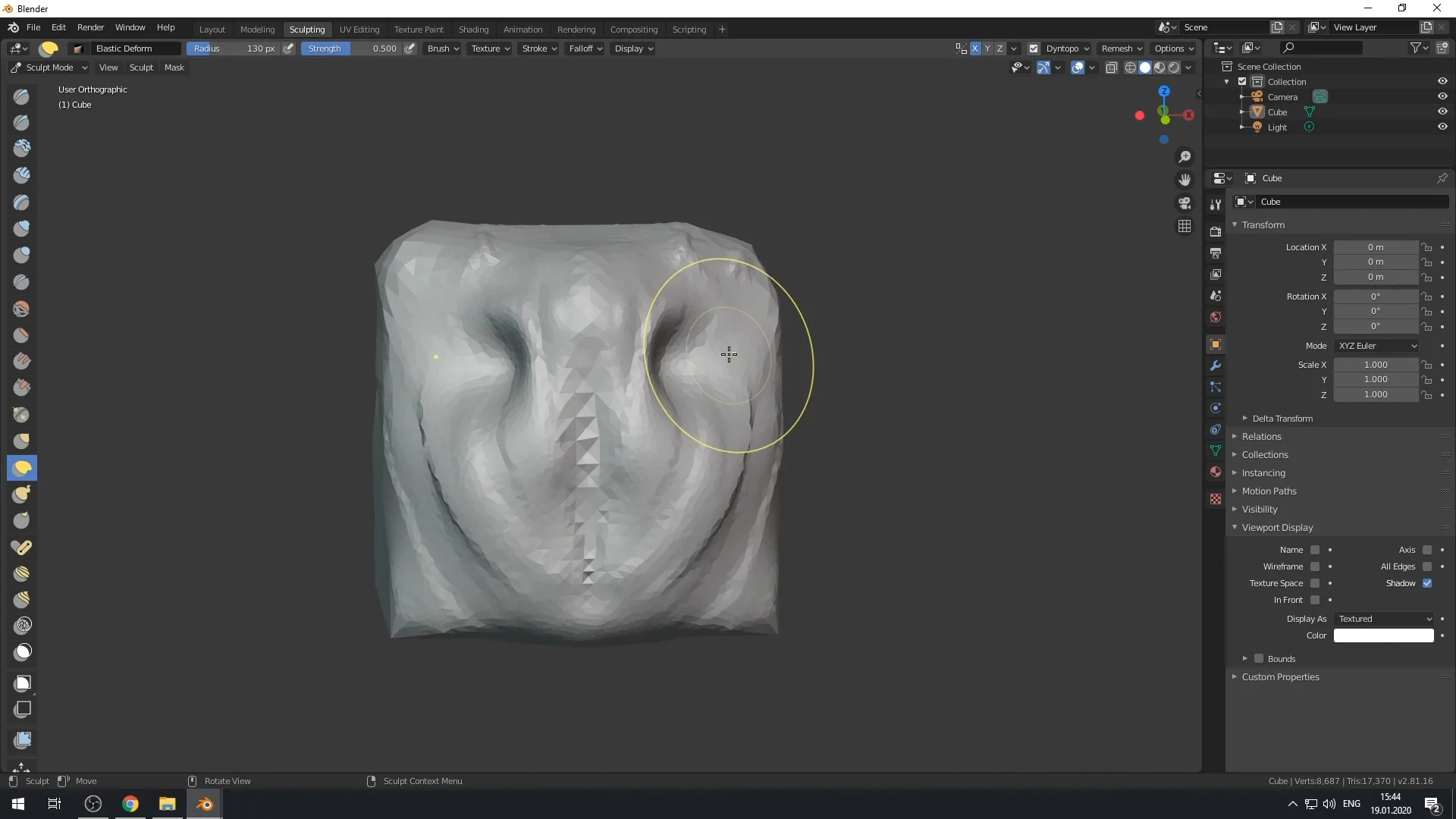 Fast Setting Up Tablet & Preferences For Sculpting In Blender