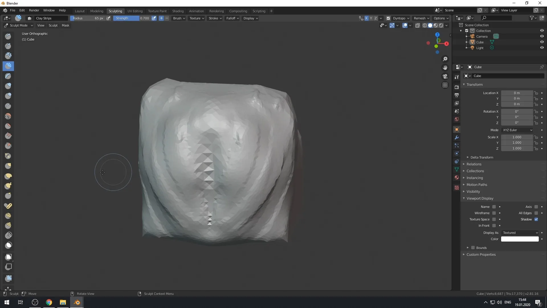 Fast Setting Up Tablet & Preferences For Sculpting In Blender