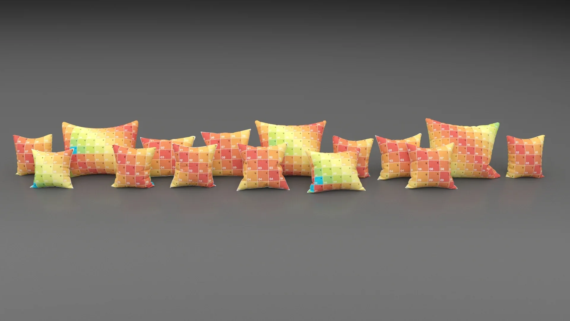 15 Pillows - Model Pack