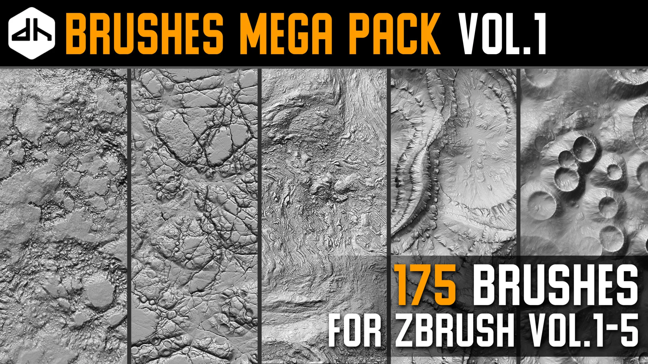 Brushes Mega Pack Vol.1 FlippedNormals