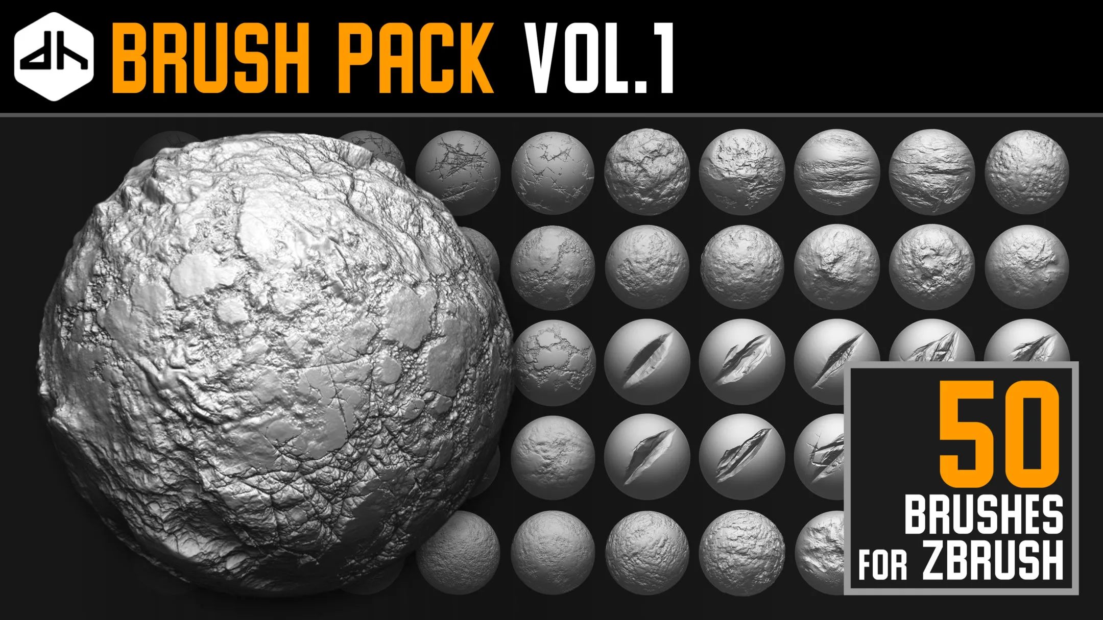 Brushes Mega Pack Vol.1 FlippedNormals