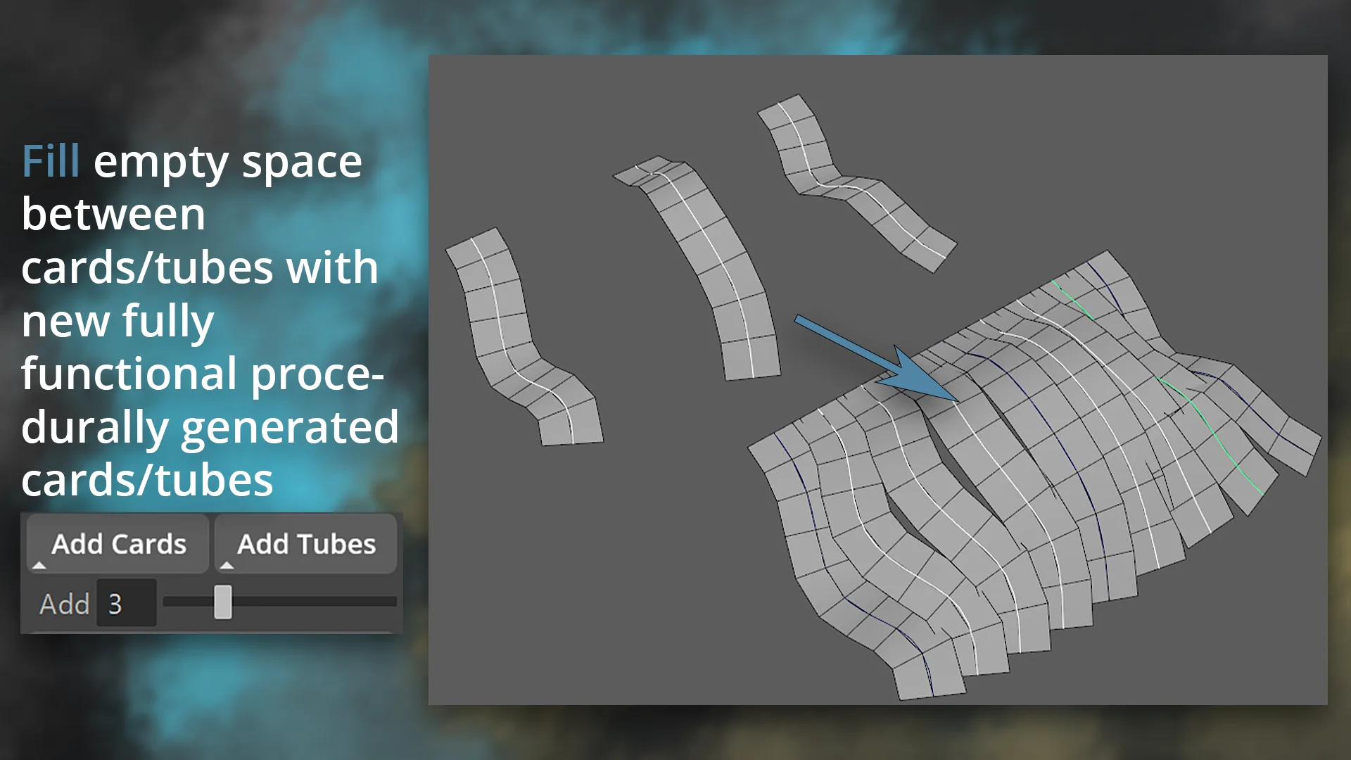 [Personal] GS CurveTools v1.3 - Maya Plug-in. Curve Controlled Hair Cards, Pipes and more.