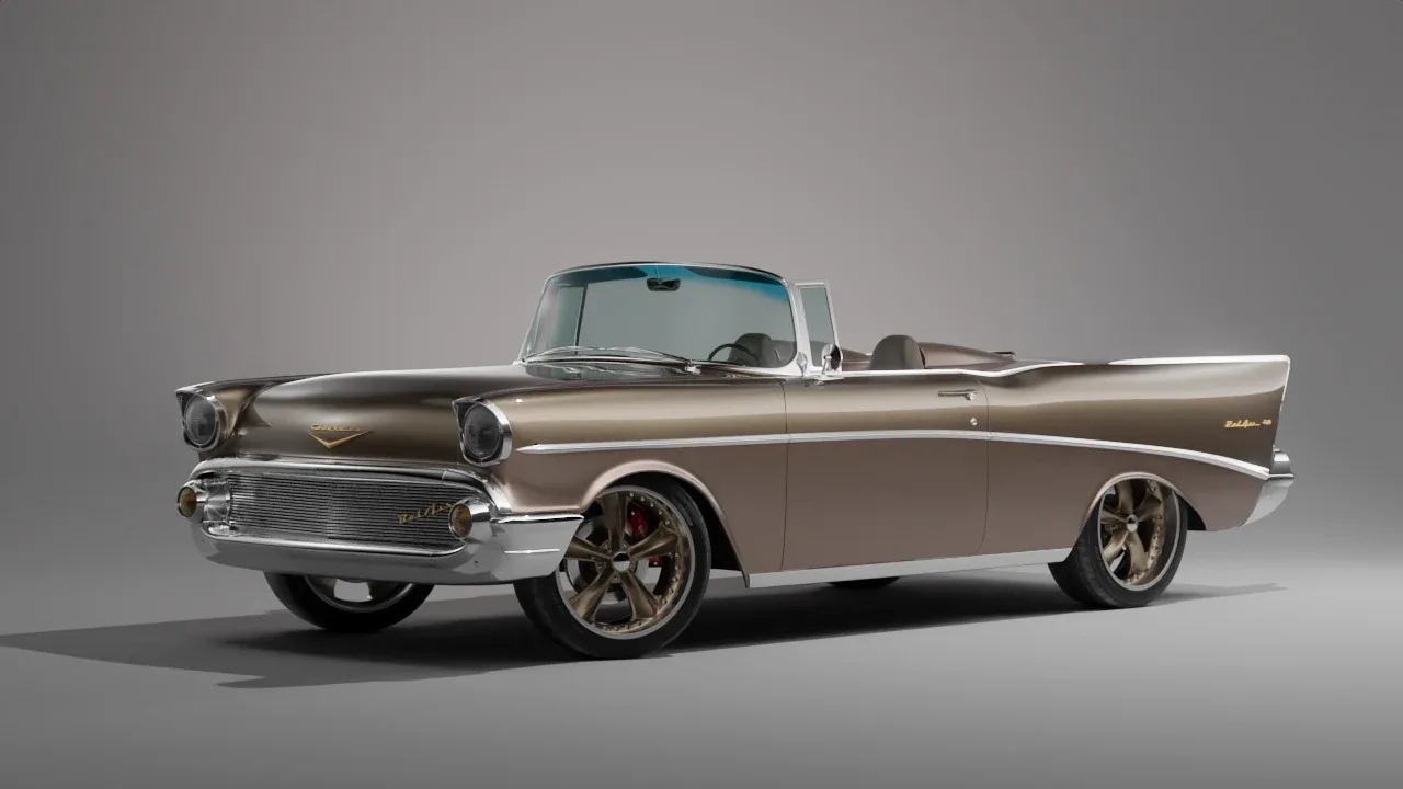 1957 Chevrolet Bel Air Modified 3D Model