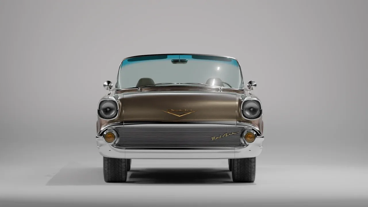 1957 Chevrolet Bel Air Modified 3D Model