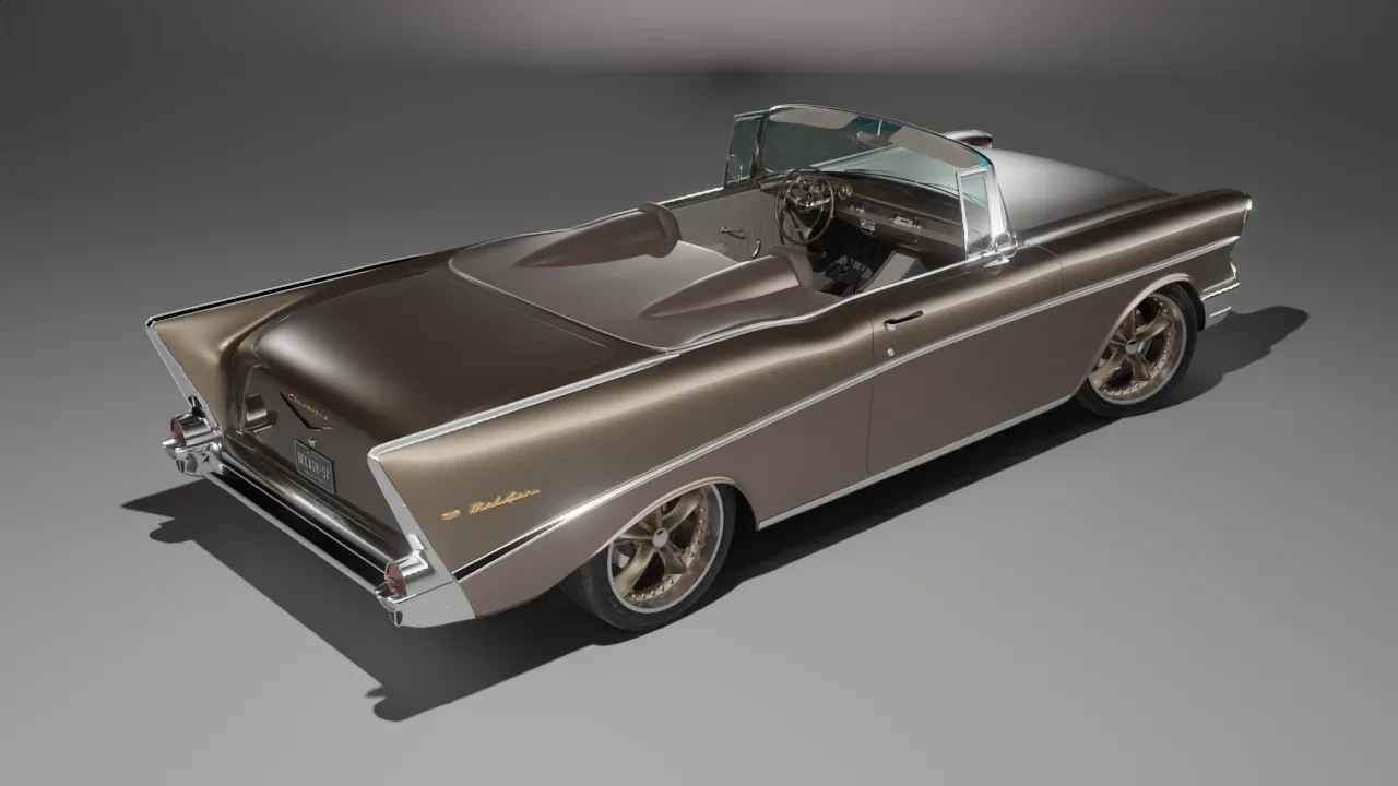 1957 Chevrolet Bel Air Modified 3D Model