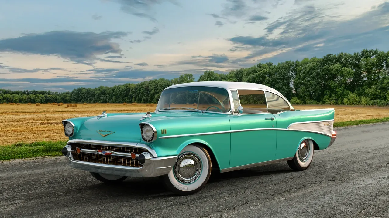 1957 Chevrolet Bel Air Original 3D Model