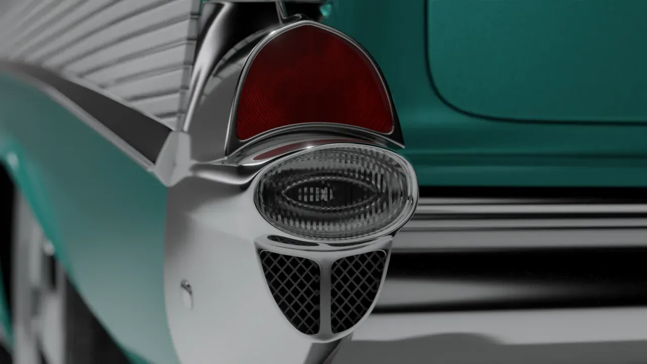 1957 Chevrolet Bel Air Original 3D Model