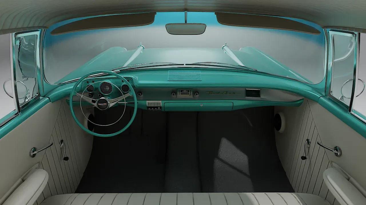 1957 Chevrolet Bel Air Original 3D Model