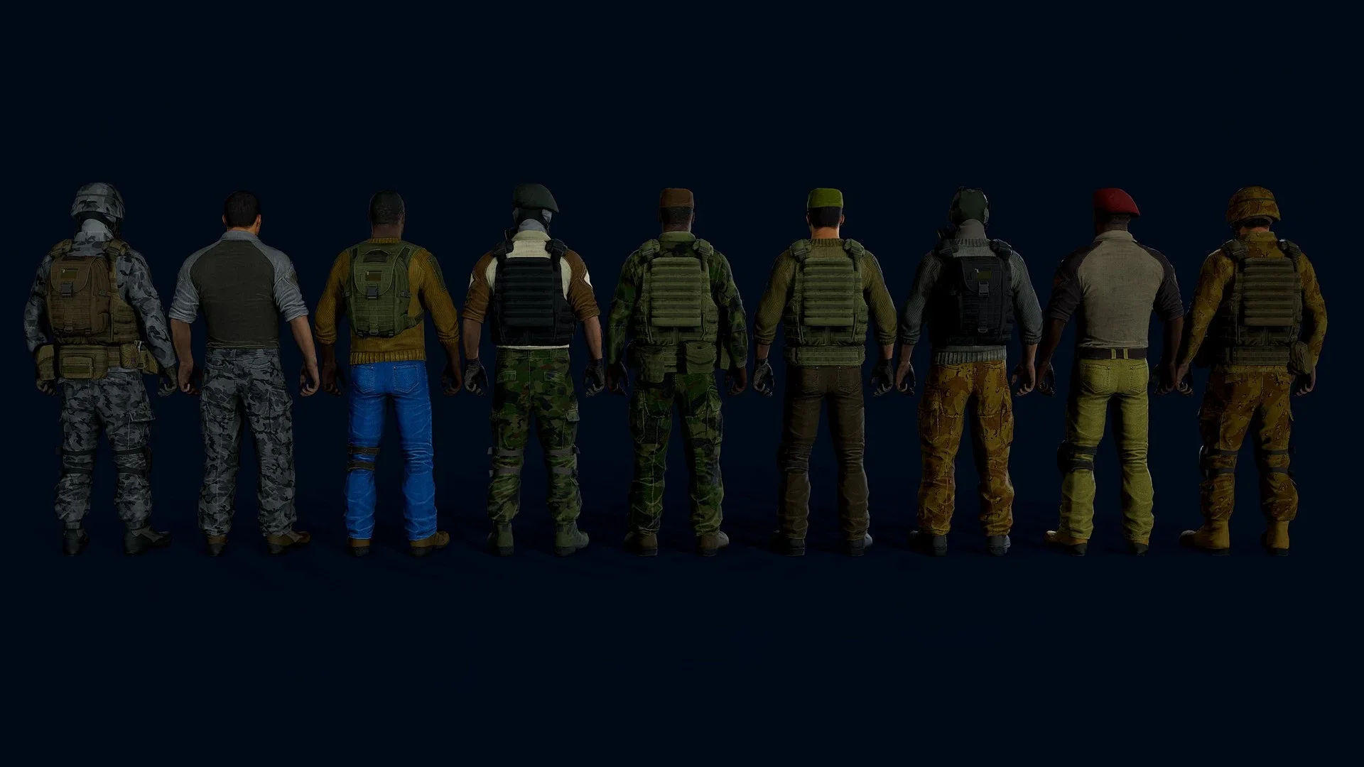 Modular Military Character