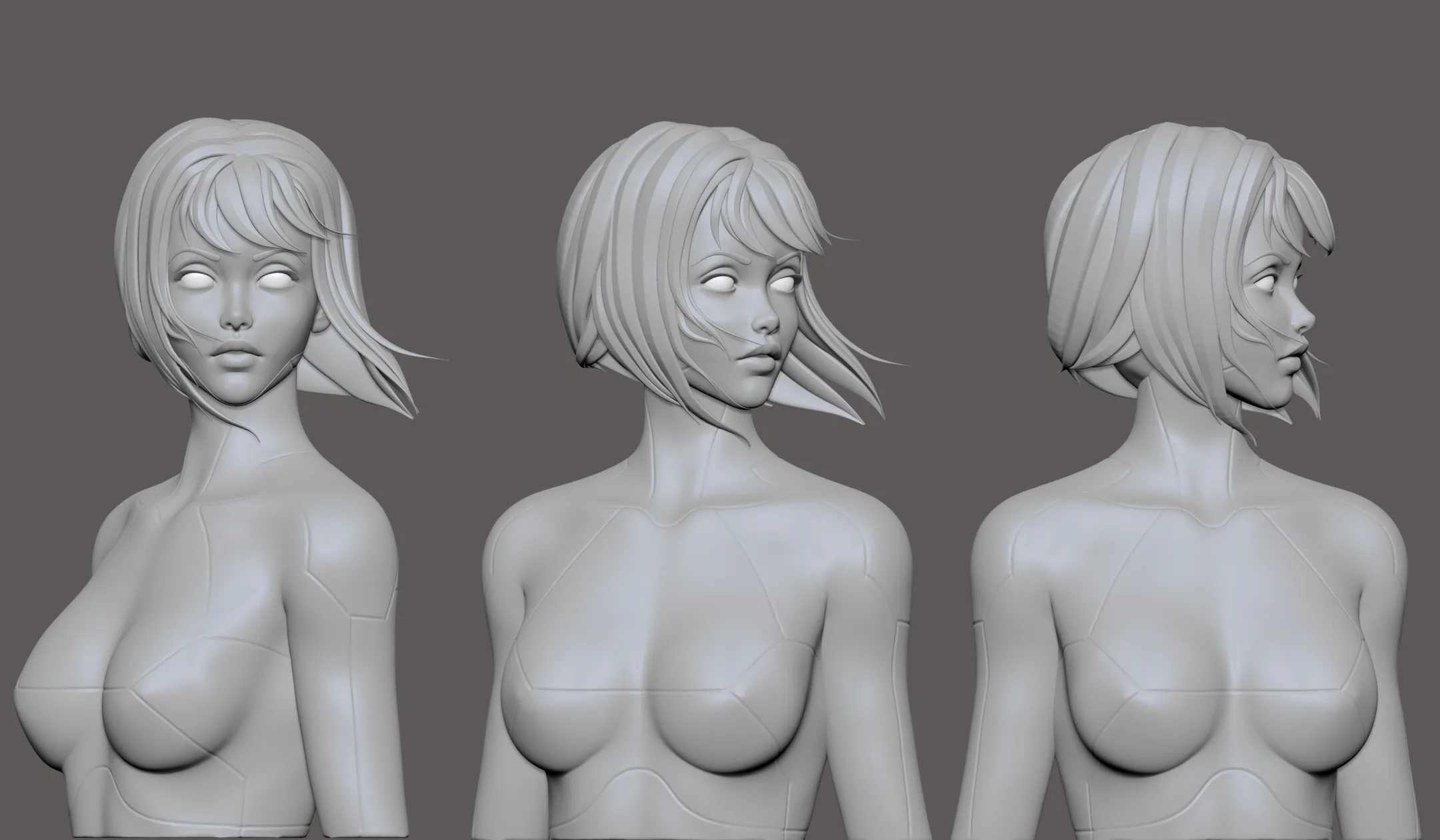 Android - Bust Sculpt