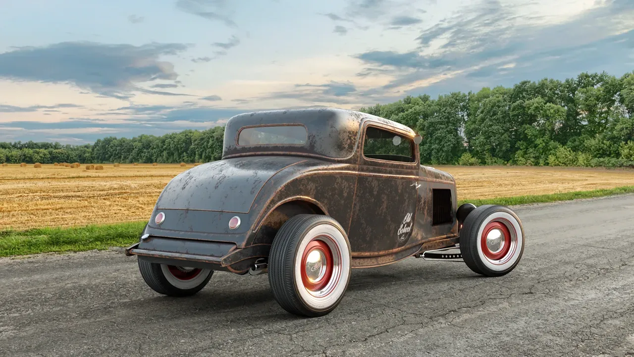 1932 Ford 3 Windows Modified Rat-Rod