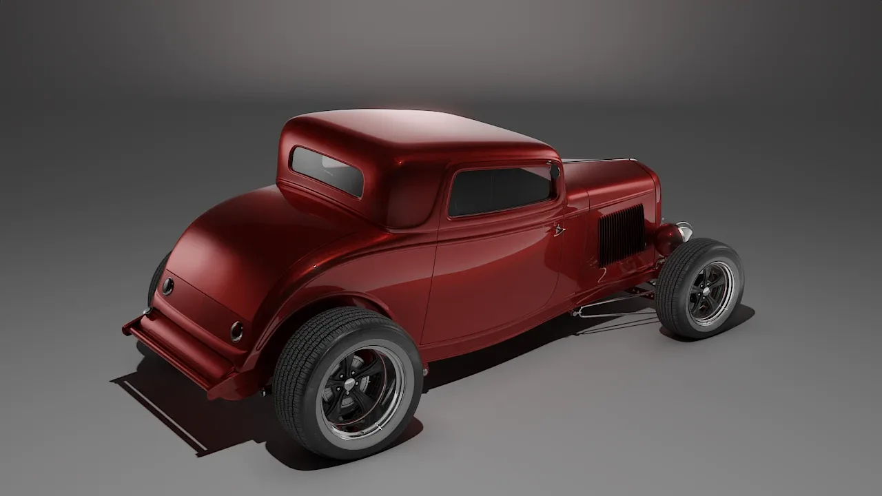 1932 Ford 3 Windows Modified Hot-Rod