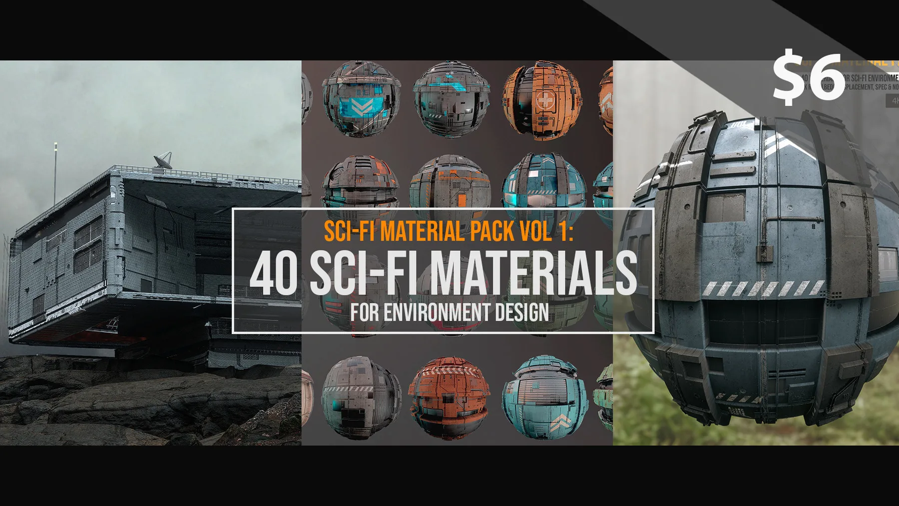 Sci-Fi Material Pack Vol 1