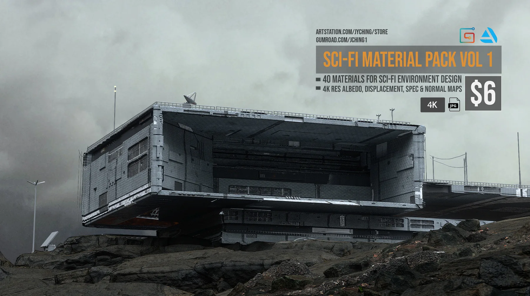 Sci-Fi Material Pack Vol 1