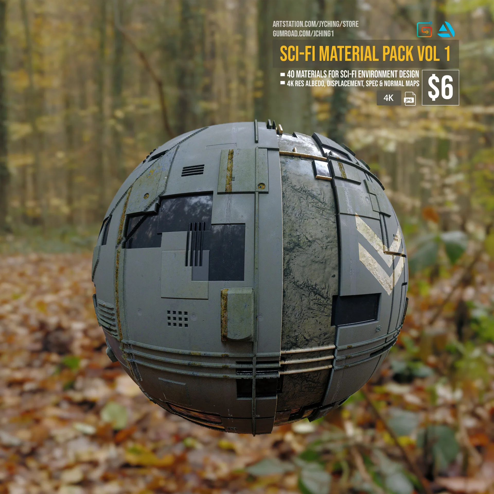 Sci-Fi Material Pack Vol 1