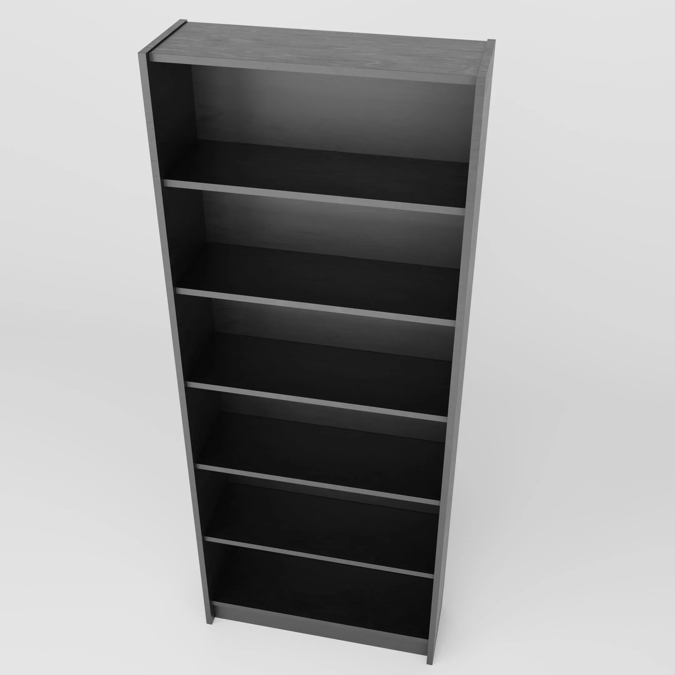 Ikea Bookshelf Billy Black 40x28x202cm FlippedNormals