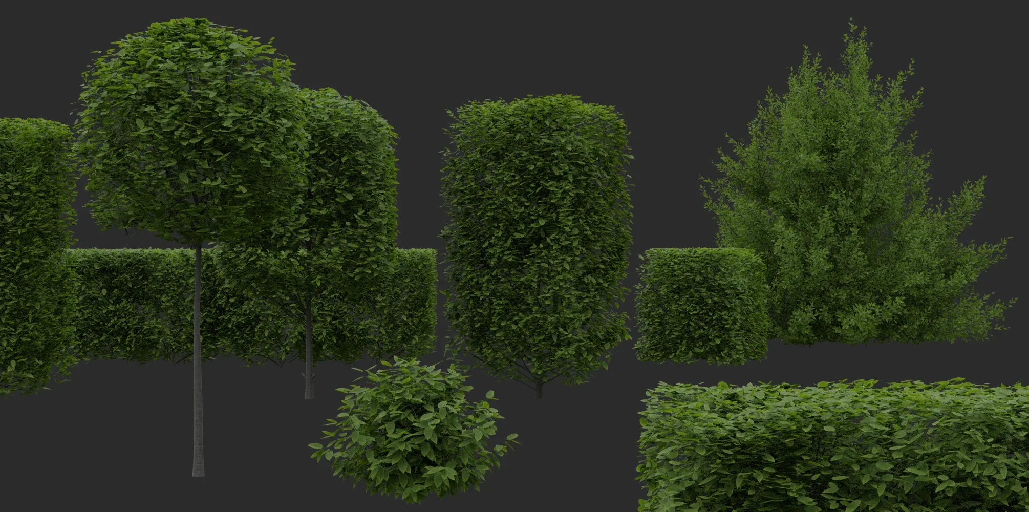 Hedges & Shrubs Pack