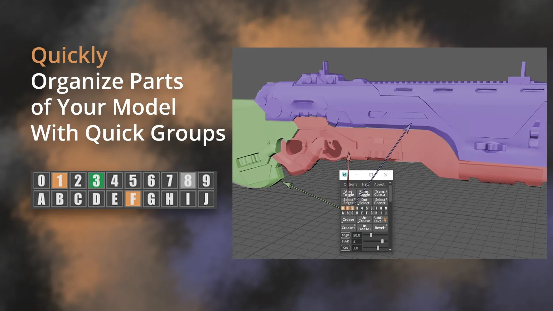 [Studio] GS TOOLBOX v1.2 - Maya Modeling Plug-in. Interactive Creasing/Beveling, Fast Instancing and more.