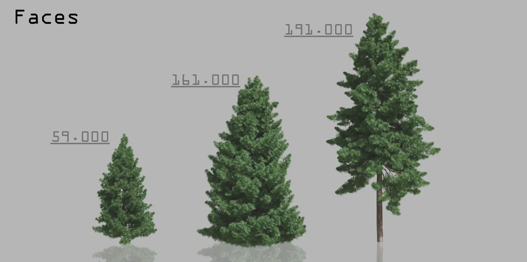 Conifers Trees Pack