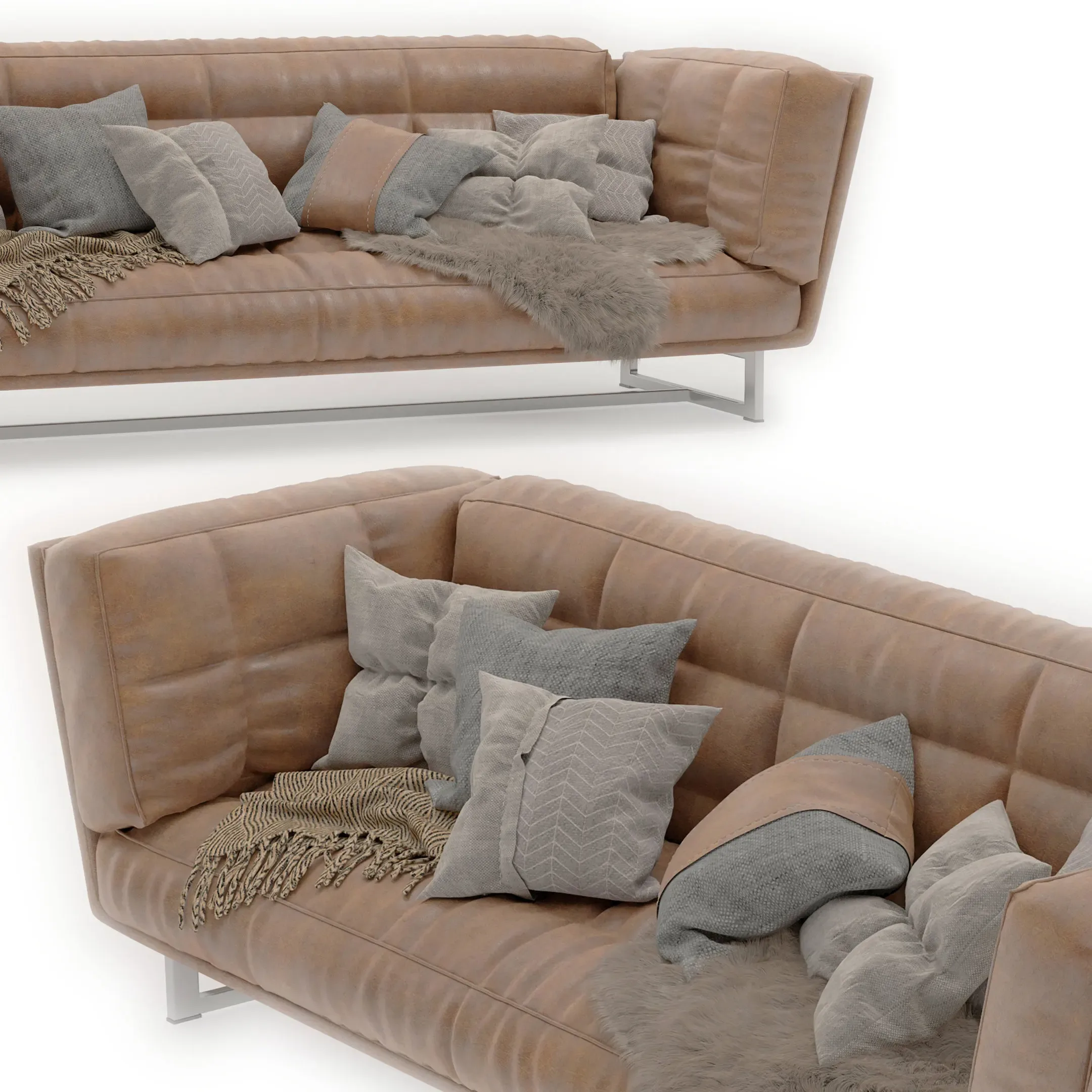 Modern Leather Sofa