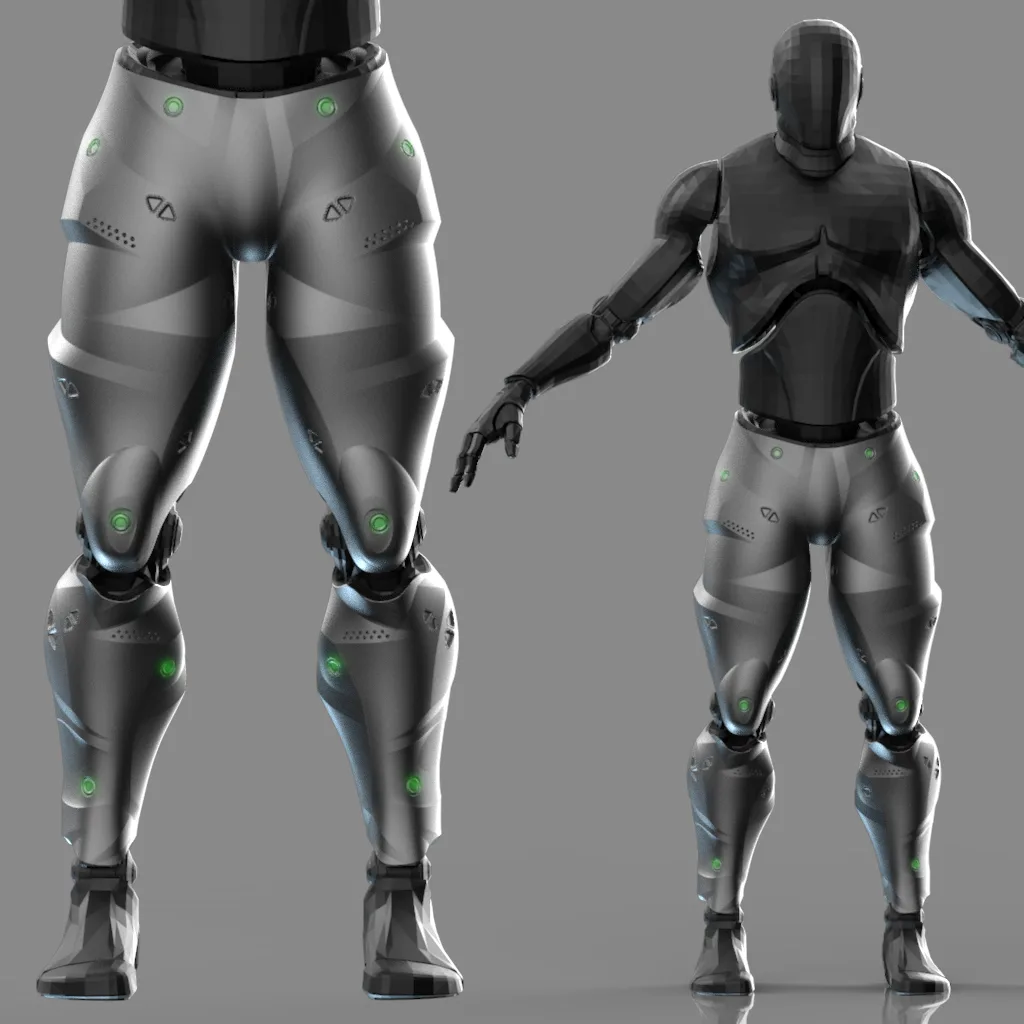 50% OFF! IMM 20 Scifi Legs KitBash with Uvs - Plus LP+HP)