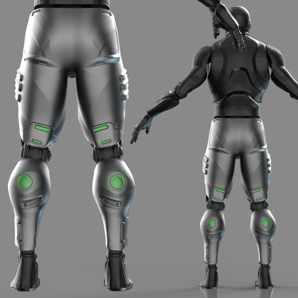 50% OFF! IMM 20 Scifi Legs KitBash with Uvs - Plus LP+HP)