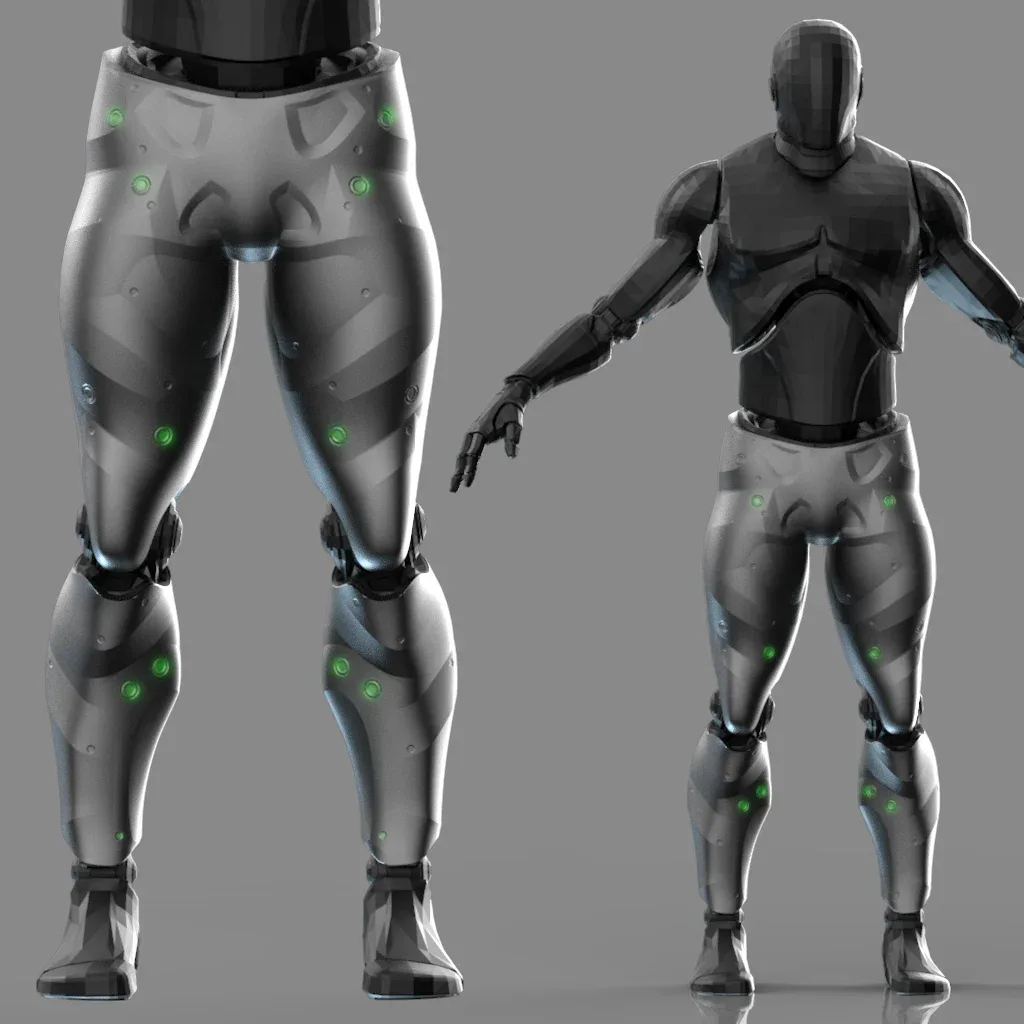 50% OFF! IMM 20 Scifi Legs KitBash with Uvs - Plus LP+HP)