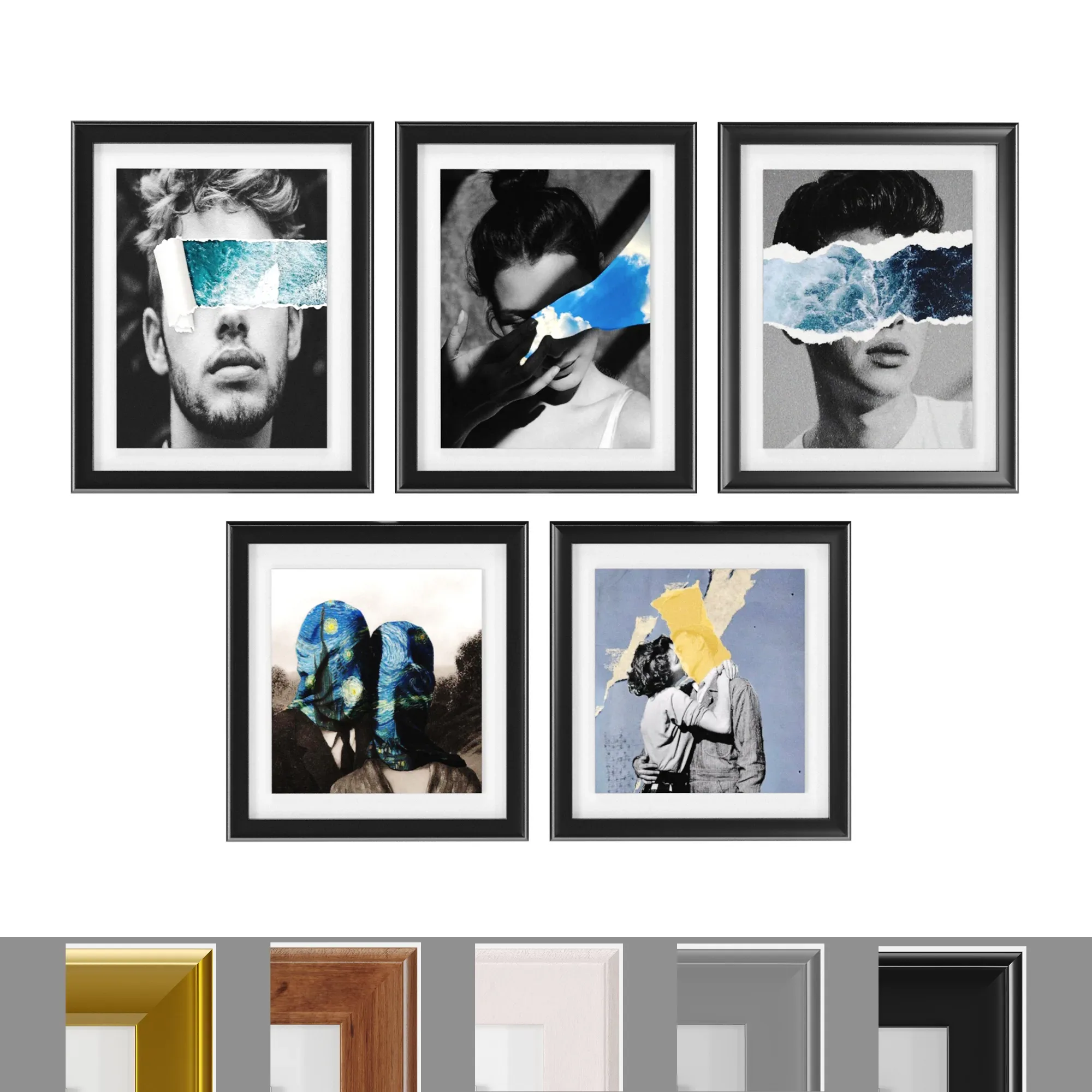 Art Frames 11 - Paper Torn Art