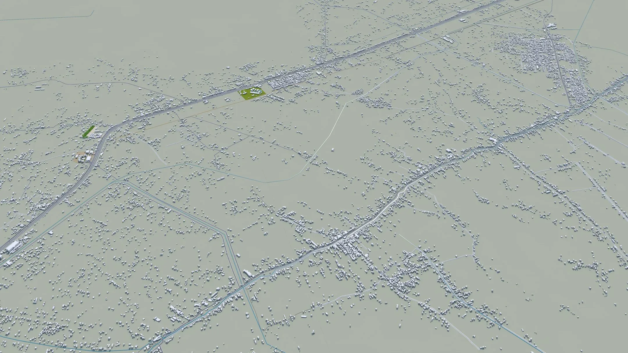 Karbala City Iraq 3D Model 40KM