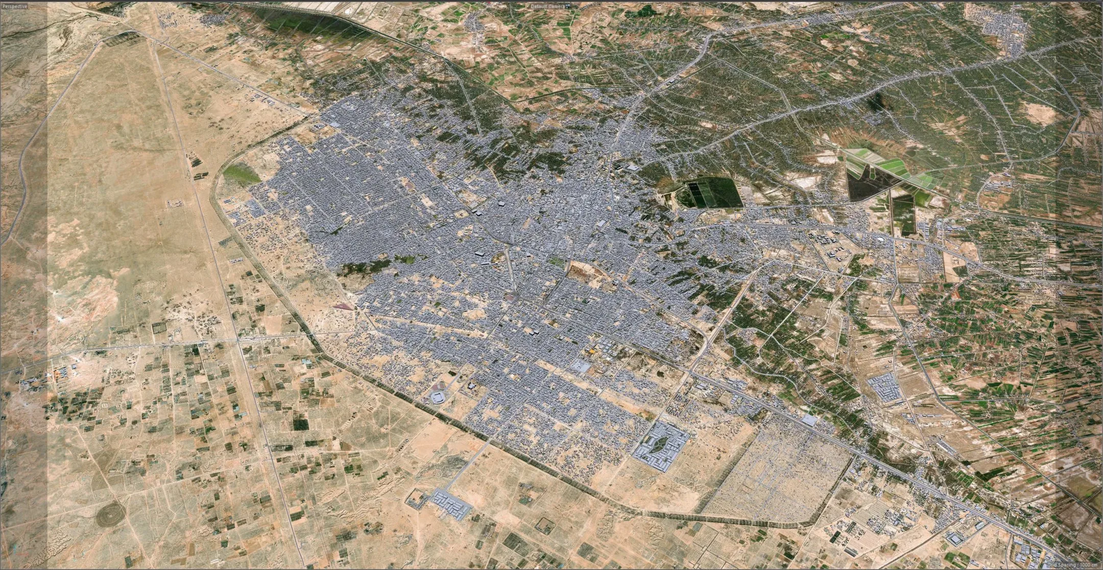 Karbala City Iraq 3D Model 40KM