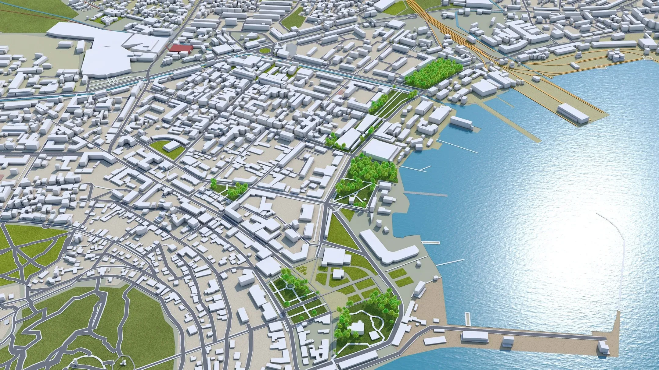 Kerch City Crimea 3D Model 80KM