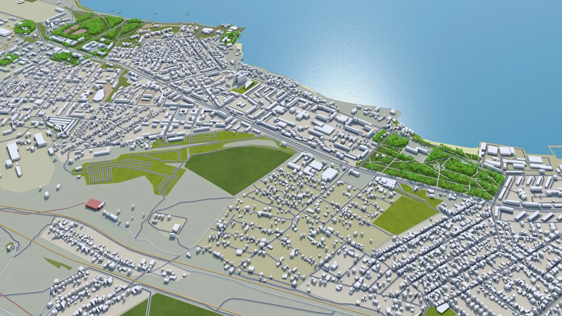 Kerch City Crimea 3D Model 80KM