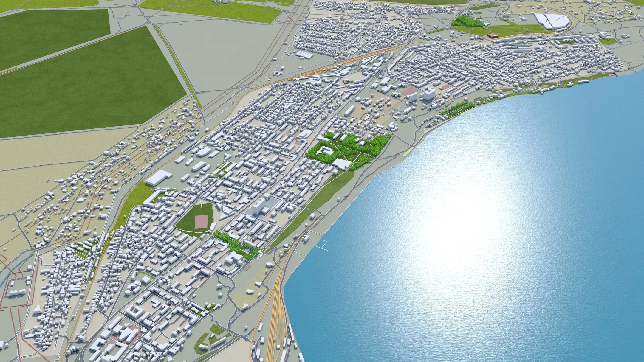 Kerch City Crimea 3D Model 80KM