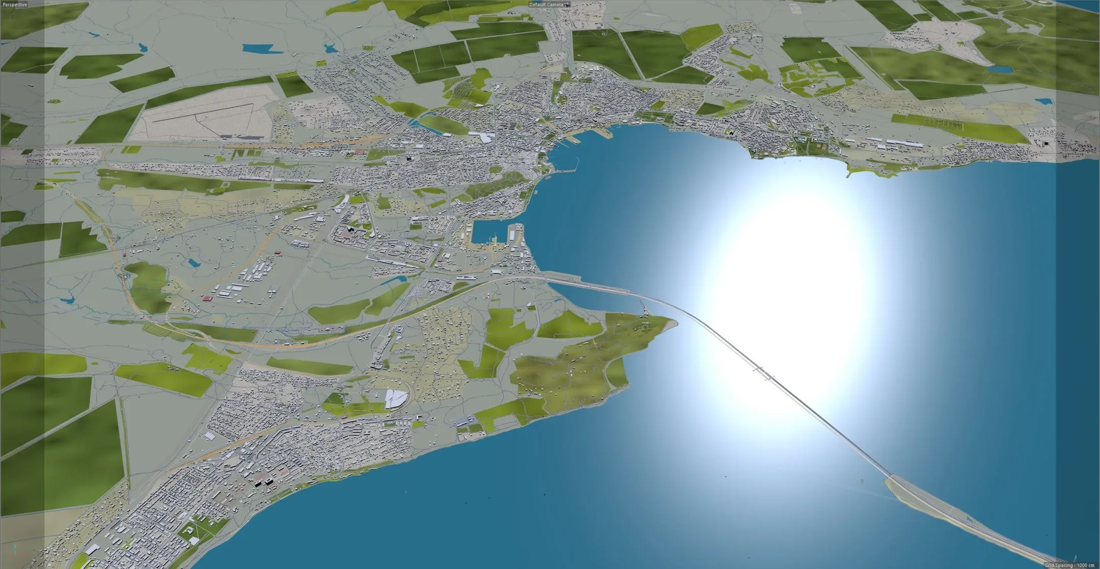 Kerch City Crimea 3D Model 80KM