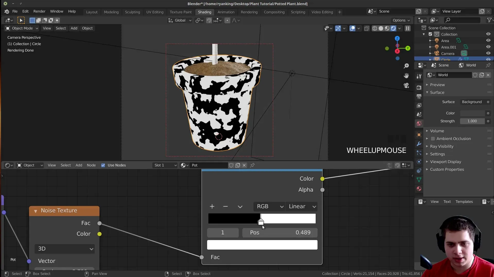 How to Create a Potted Plant (Blender Tutorial)