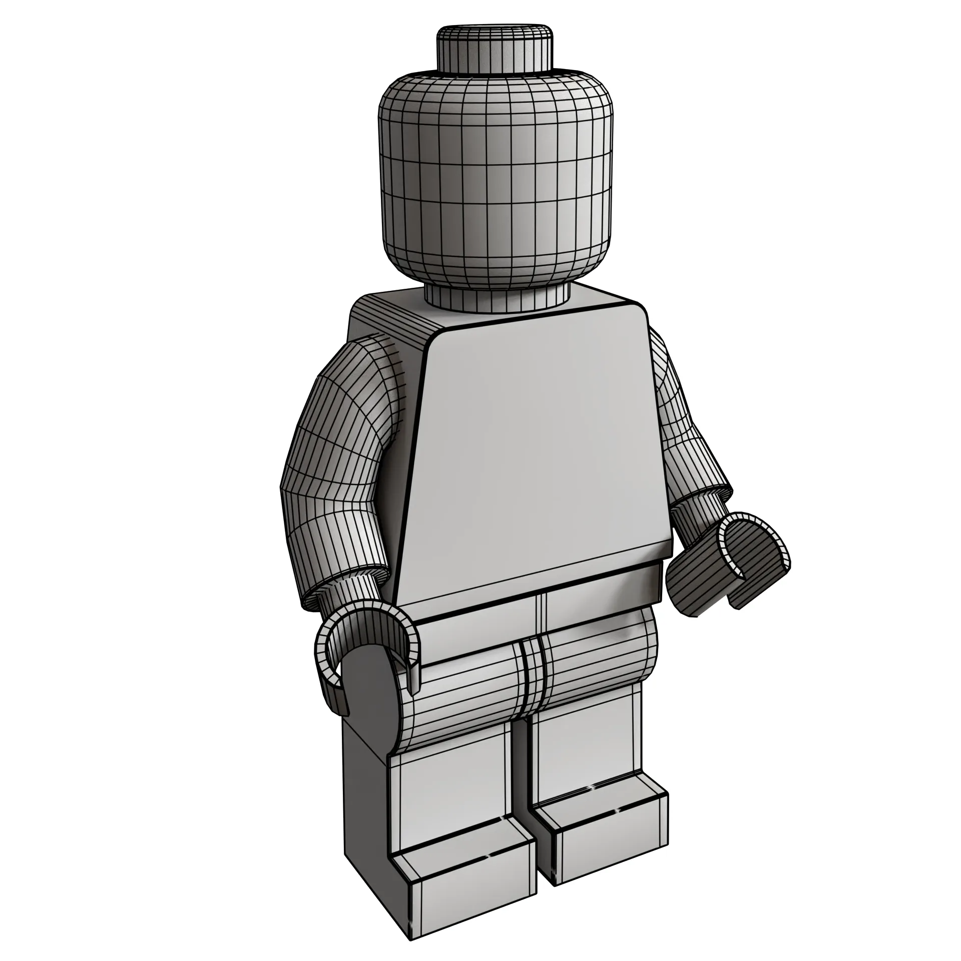 Lego Minifigure 3D Model