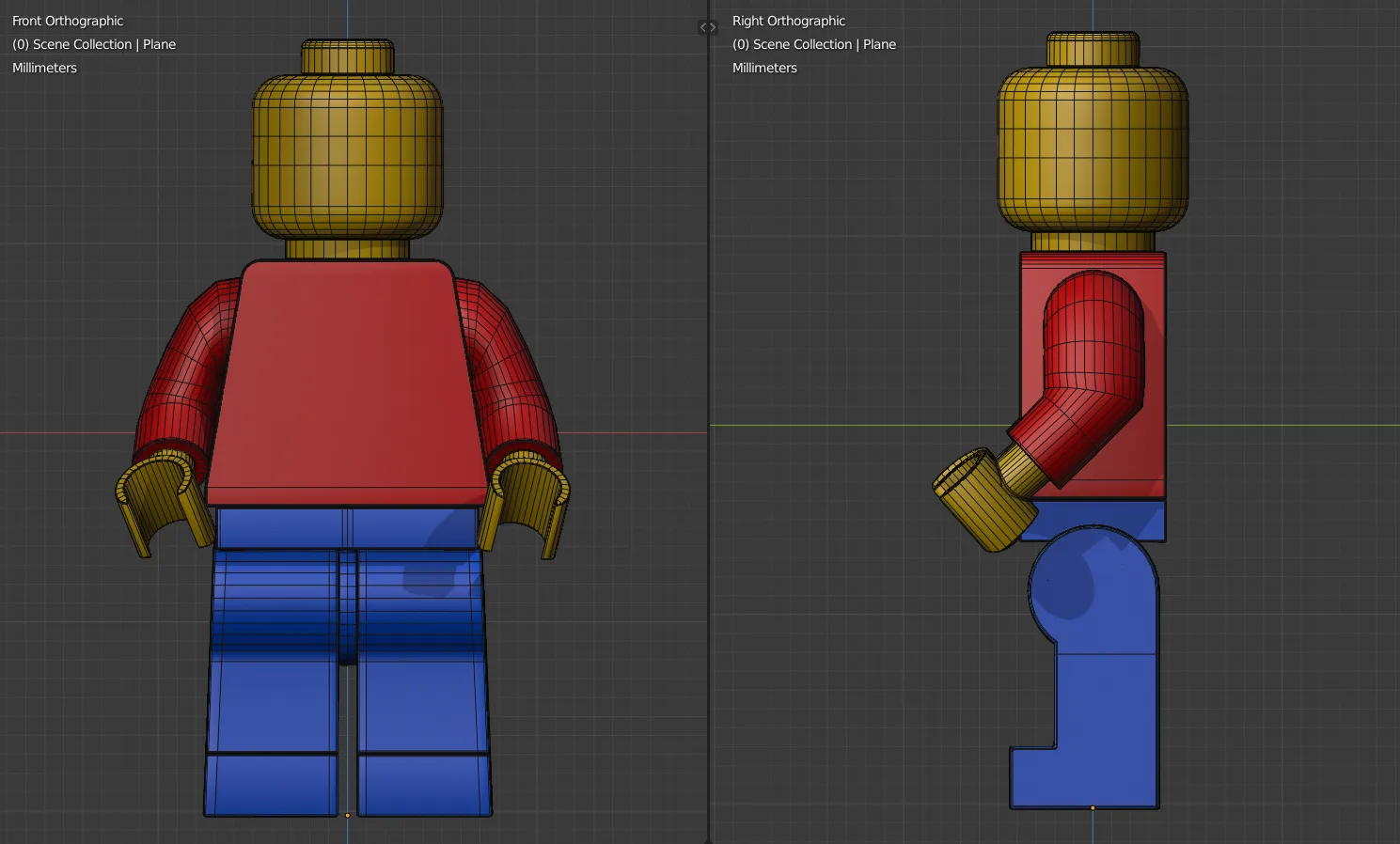 Lego Minifigure 3D Model