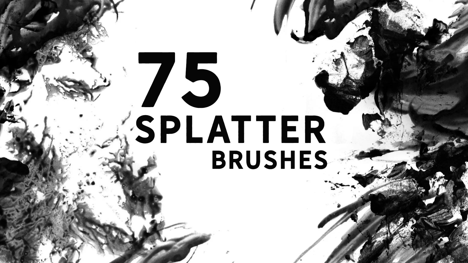 Splatter Photoshop Brushes