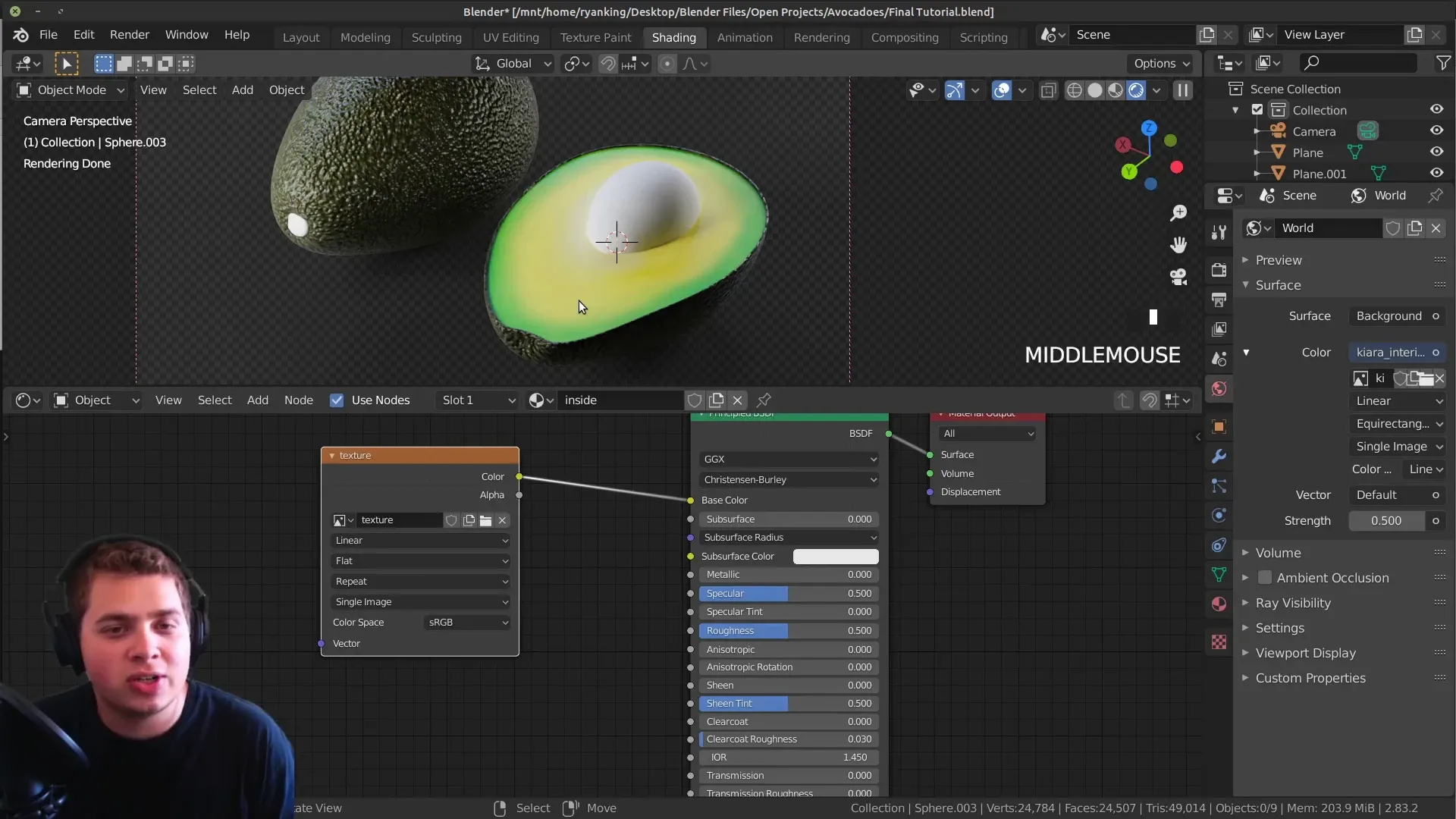 How To Create Realistic Avocados (Blender Tutorial)