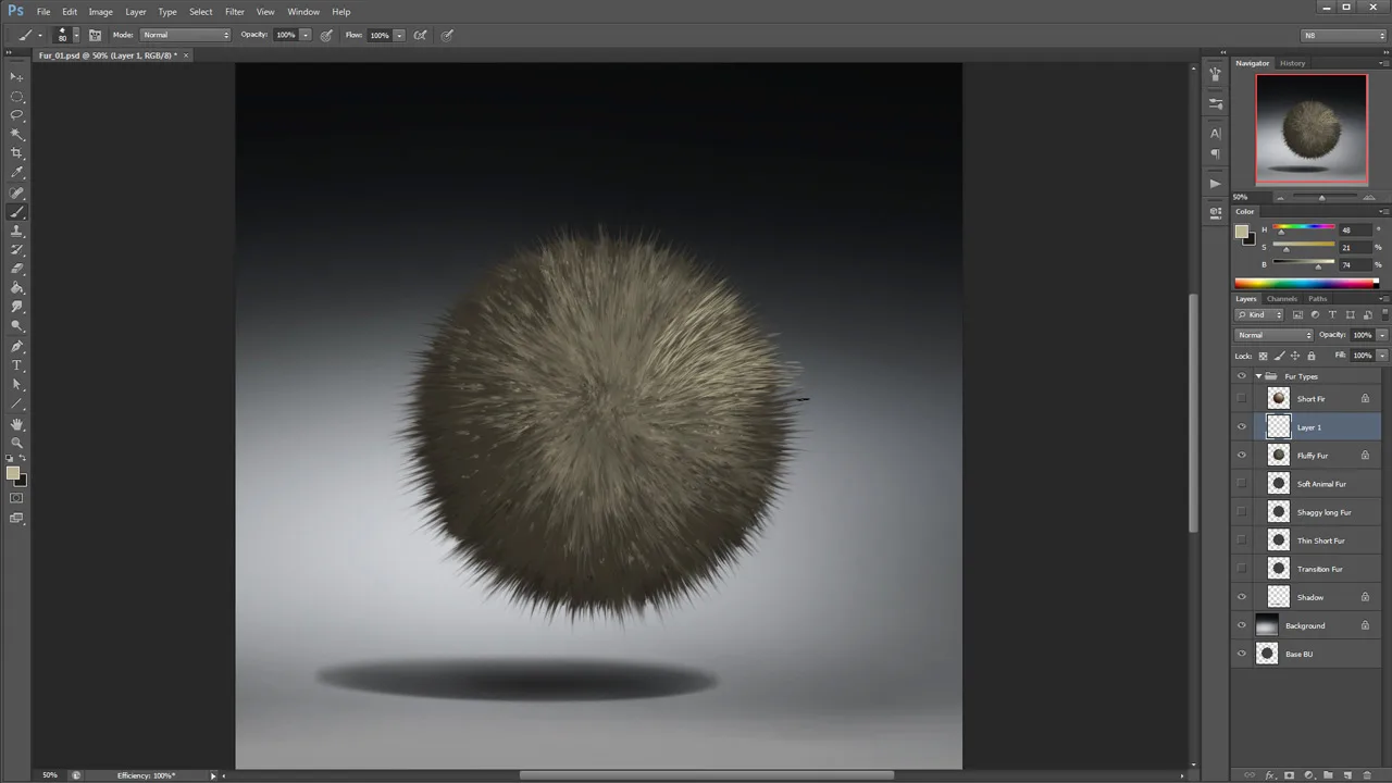 How to Paint Animal Fur