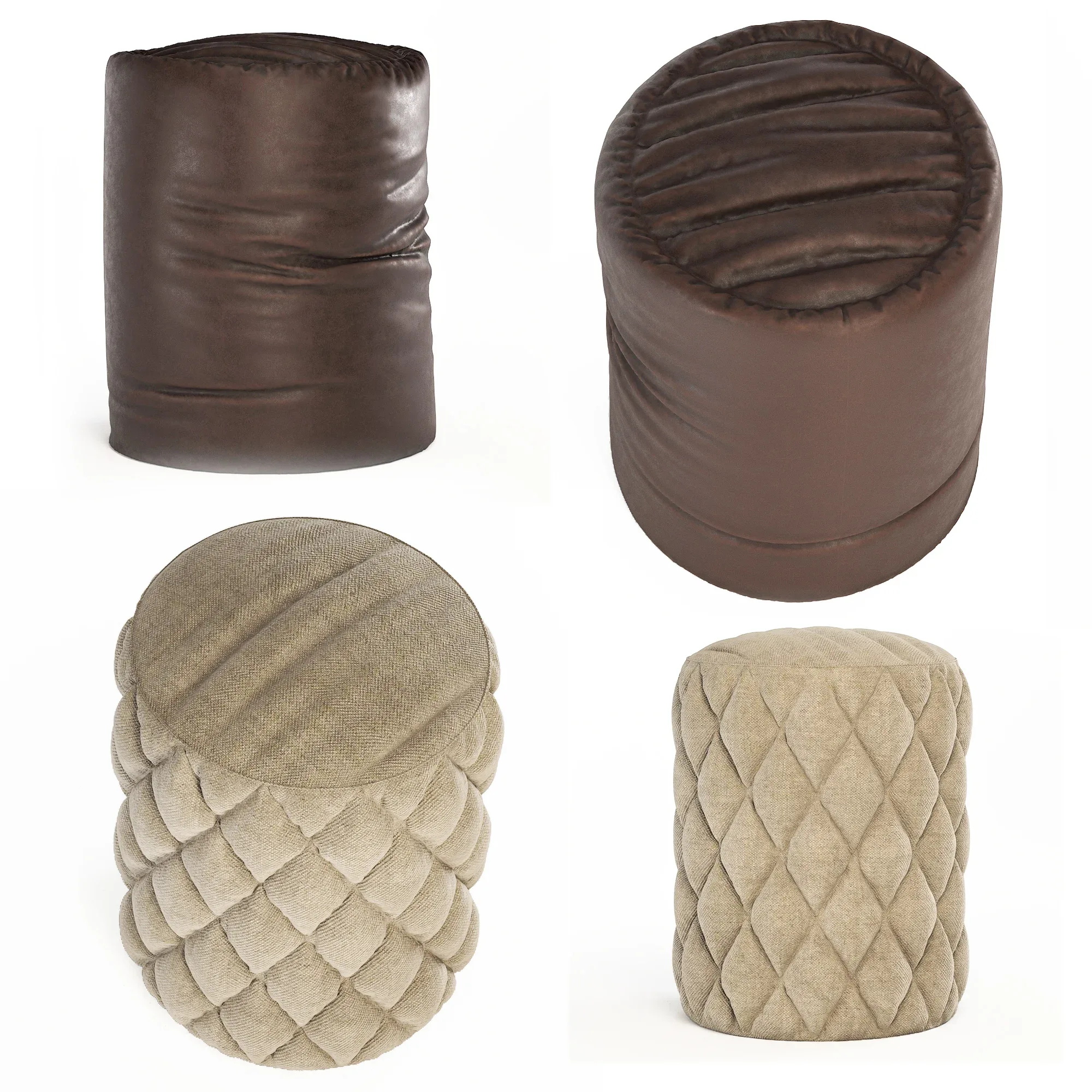 Poufs - Model Pack