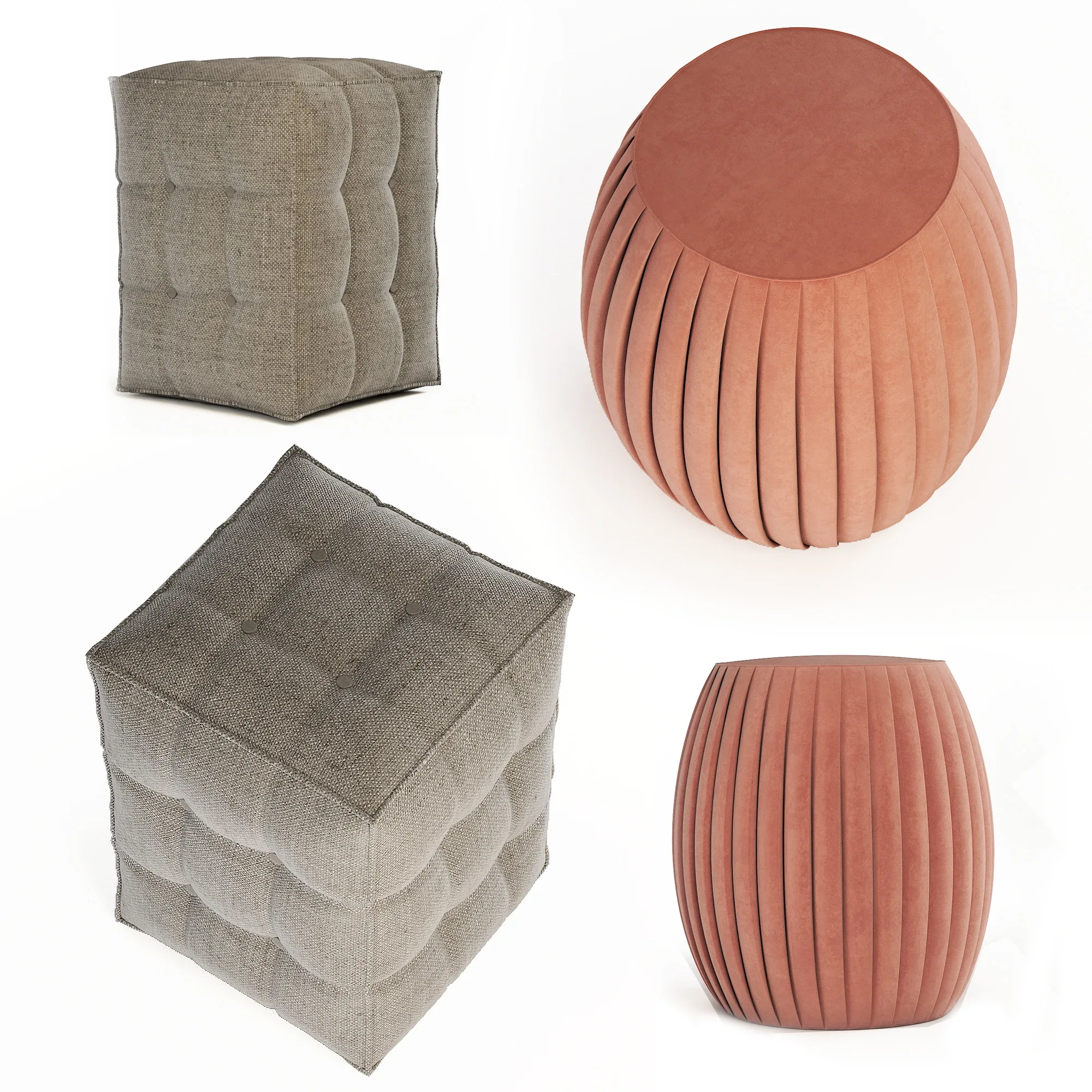 Poufs - Model Pack